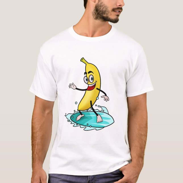Big Yellow Surfbanana T-Shirt (Vorderseite)
