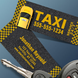 Big Yellow Taxi Phone Number 24/7 Service Mini Visitenkarte