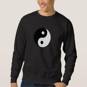 Big Yin Yang Black White Costume Cute Christm Sweatshirt
