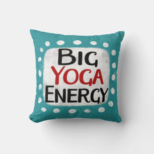 Big Yoga Energy Throw Kissen