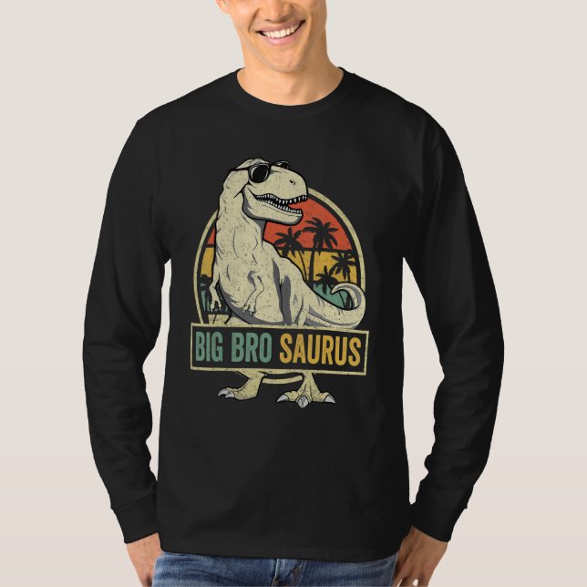 Bigbrosaurus Rex Dinosaur Big Bro Saurus Brother F T-Shirt (Vorderseite)