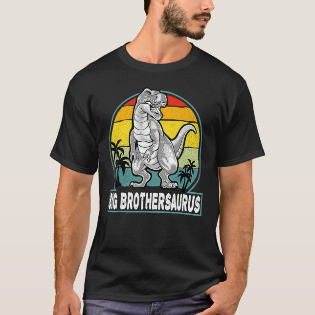 Bigbrosaurus Rex Dinosaur Big Bro Saurus Brother F T-Shirt (Vorderseite)