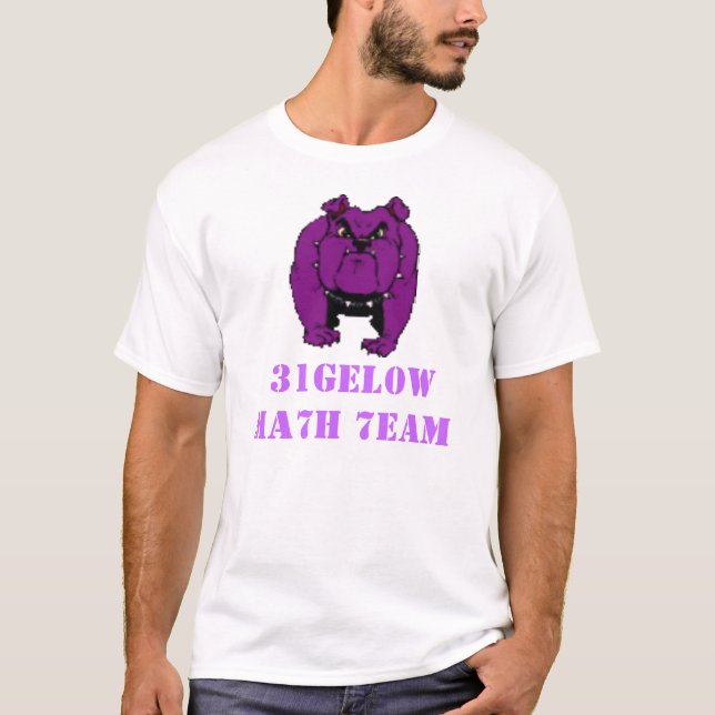 Bigelow Mathe-Team-Shirt 1 T-Shirt (Vorderseite)