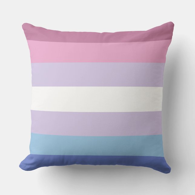 Bigender-Flag Kissen (Vorderseite)