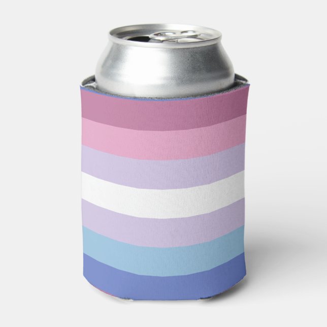 Bigender-Pride-Markierung Dosenkühler (Kanne Vorderseite)