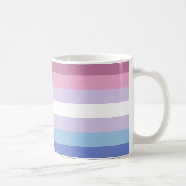 Bigender-Pride-Markierung Kaffeetasse (Rechts)
