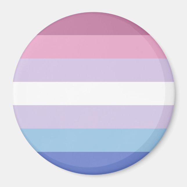 Bigender-Pride-Markierung Magnet (Vorne)