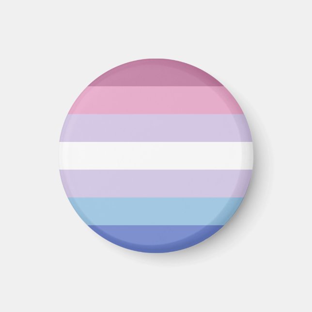 Bigender-Pride-Markierung Magnet (Vorne)