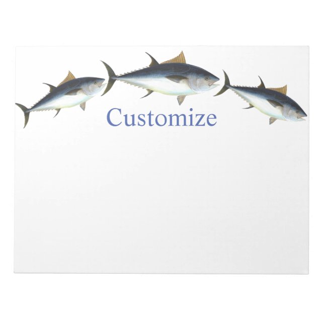 Bigeye Tuna Style Thunder_Cove Notizblock (Vorderseite)