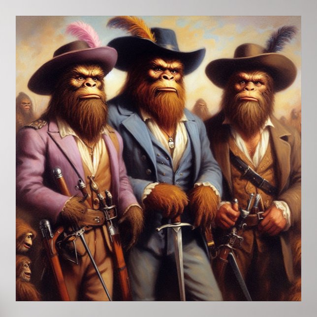 Bigfoot 3 Musketeers Poster (Vorne)