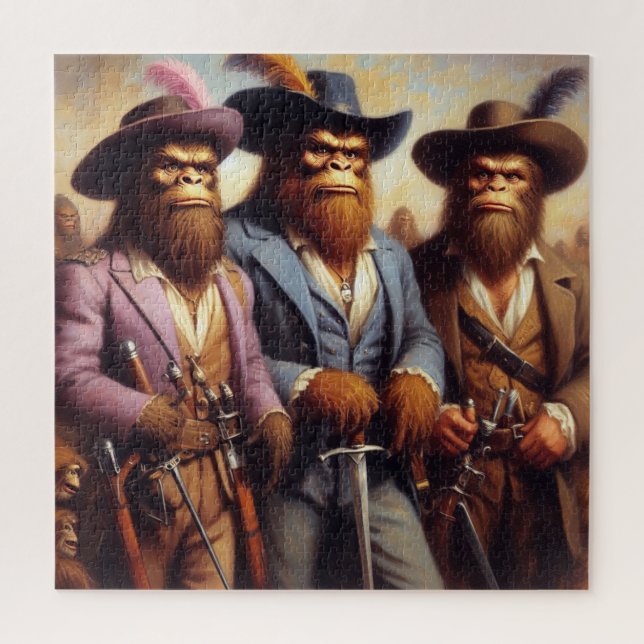 Bigfoot 3 Musketeers Puzzle (Vertikal)