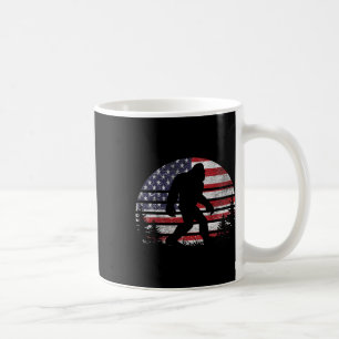 Bigfoot 4. Juli Amerikanische USA-Flagge Patriotis Kaffeetasse