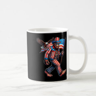 Bigfoot 4. Juli lustig patriotisch amerikanische F Kaffeetasse