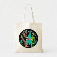Bigfoot Alien Alliance - Funny Scifi Cryptid