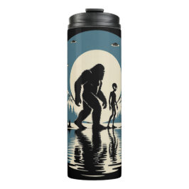 Bigfoot Alien UFO Kryptiden-Becher Thermosbecher
