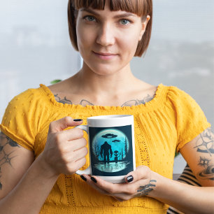 Bigfoot Alien UFO Offenlegung Verschwörung Geschen Kaffeetasse