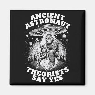 Bigfoot Alien und Ufo I Ancient Astronauten Theori Magnet
