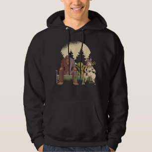 Bigfoot Alien Unicorn Mythische Kreaturen Yeti Peg Hoodie