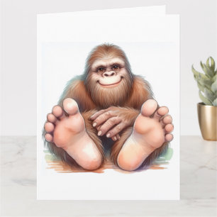 Bigfoot Alles Gute zum Geburtstag Karte