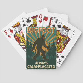 Bigfoot – Always Calm-Placated Playing Cards Spielkarten