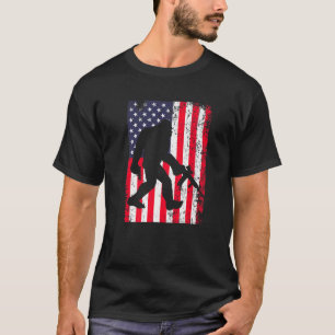 Bigfoot American Flag 2. Änderung T-Shirt