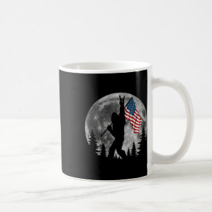 Bigfoot American Flag Sasquatch Patriotic 4. J Kaffeetasse