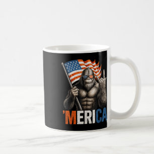 Bigfoot Amerika Patriotischer Sasquatch Rockt Amer Kaffeetasse
