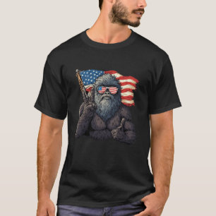 Bigfoot-Amerikafahne T-Shirt