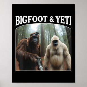 Bigfoot & Yeti Lustige Sasquatch Bigfoot Vlogs Poster