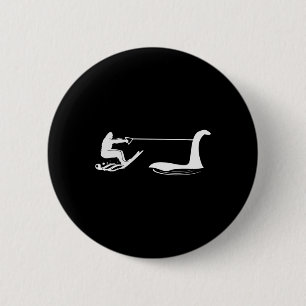 Bigfoot and Lochness Monster Jet Ski Button