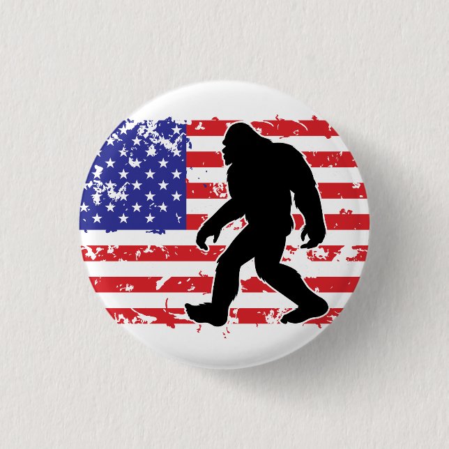 Bigfoot and the American Flag Button (Vorderseite)