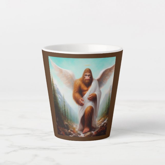 Bigfoot Angel Milchtasse (Vorderseite)