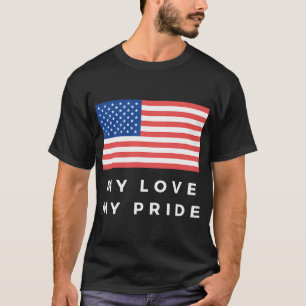 Bigfoot-Angler Patriotenflagge Fischer 4. Juli T-Shirt