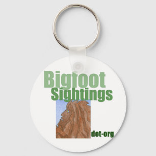 Bigfoot-Anvisieren-Logo Schlüsselanhänger
