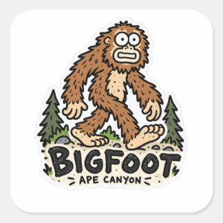 Bigfoot Ape Canyon Washington Kryptid Aufkleber