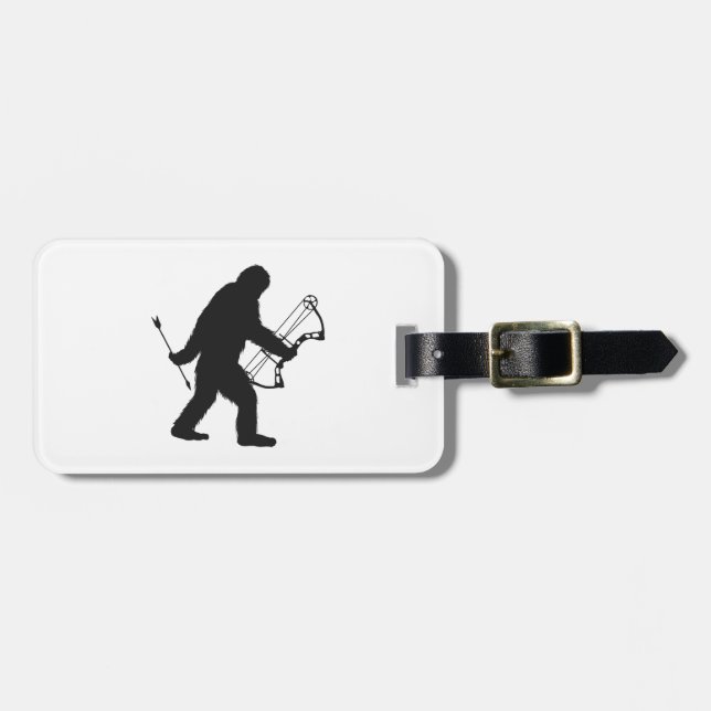 Bigfoot Archer Silhouette Gepäckanhänger (Vorderseite horizontal)