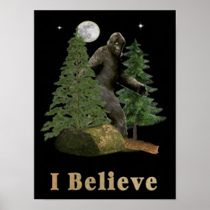 Bigfoot Art Poster
