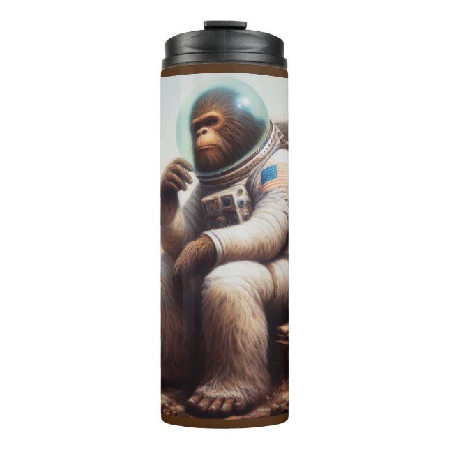Bigfoot Astronaut Thermosbecher (Vorderseite)