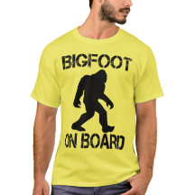 Bigfoot auf Board Funny Bigfoot