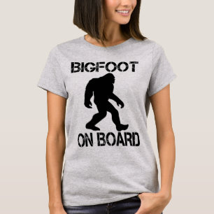 Bigfoot auf Board Funny Bigfoot T-Shirt