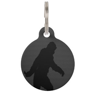 Bigfoot auf Kohlenstoff-Faser-Druck Haustiermarke
