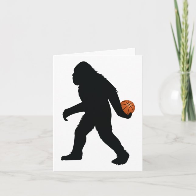 Bigfoot Basketball spielen Karte (Vorderseite)