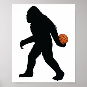 Bigfoot Basketball spielen Poster