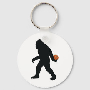 Bigfoot Basketball spielen Schlüsselanhänger