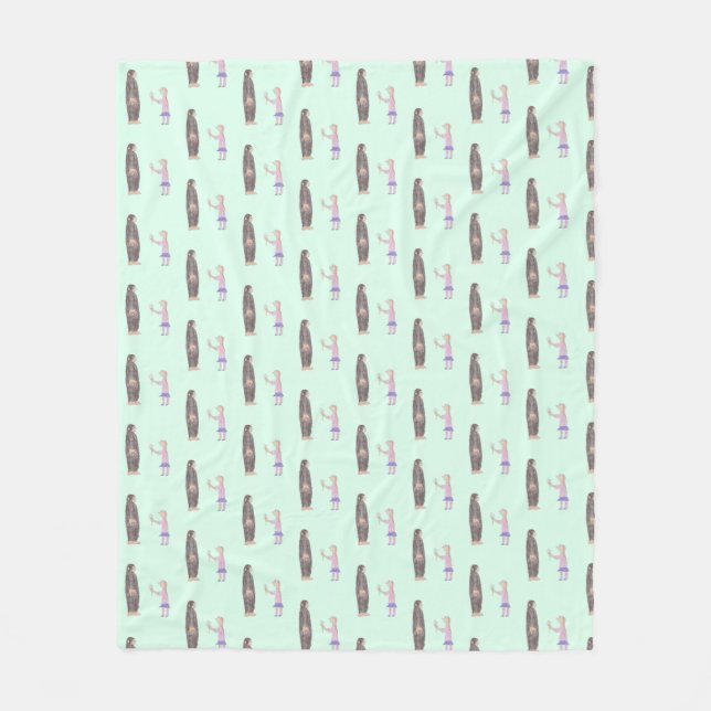 Bigfoot Believes in You Baby Blanket (Medium) Fleecedecke (Vorderseite)