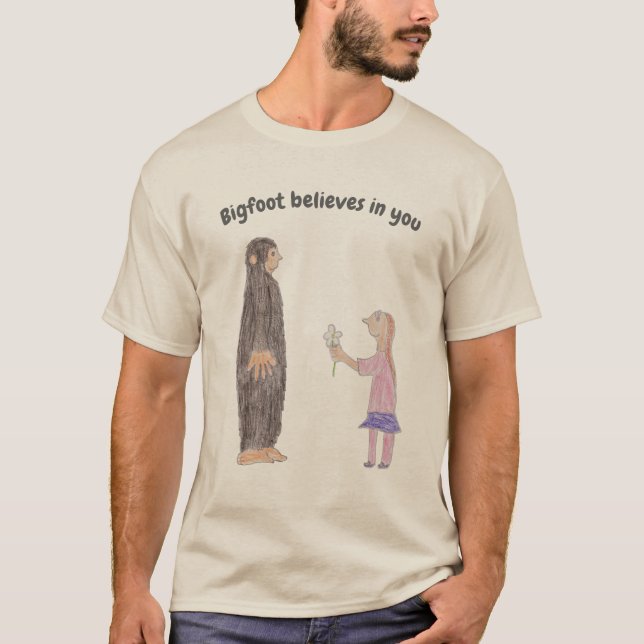 Bigfoot Believes in You t-shirt (Vorderseite)