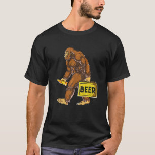Bigfoot-Bierflasche lustiges Sasquatch T-Shirt