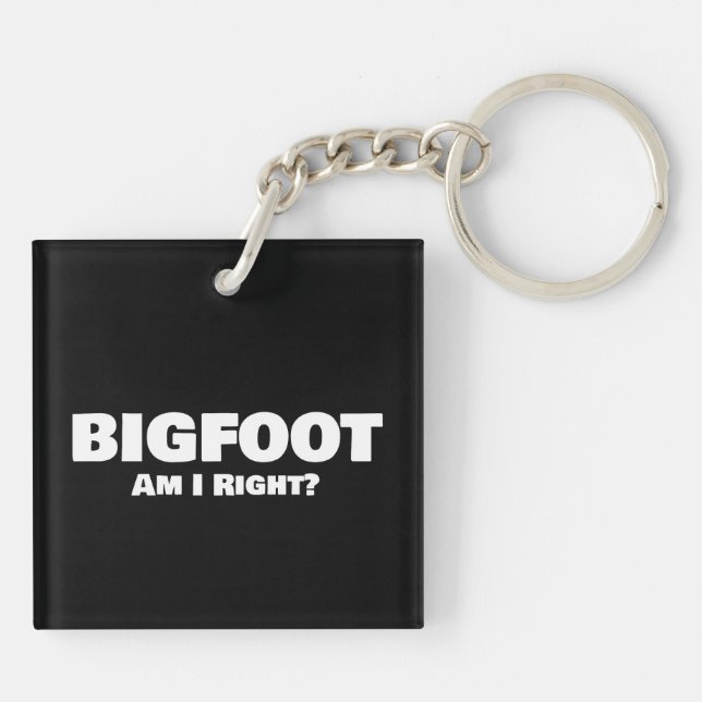 Bigfoot Bin I Right Schlüsselanhänger (Rückseite)