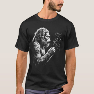 Bigfoot bläst Seifenblasen T-Shirt