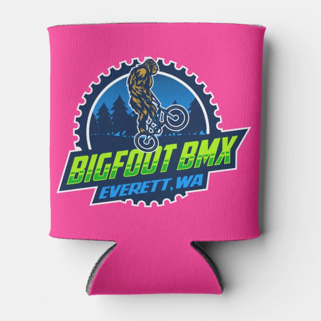 Bigfoot BMX Can Koozie Dosenkühler (Vorderseite)
